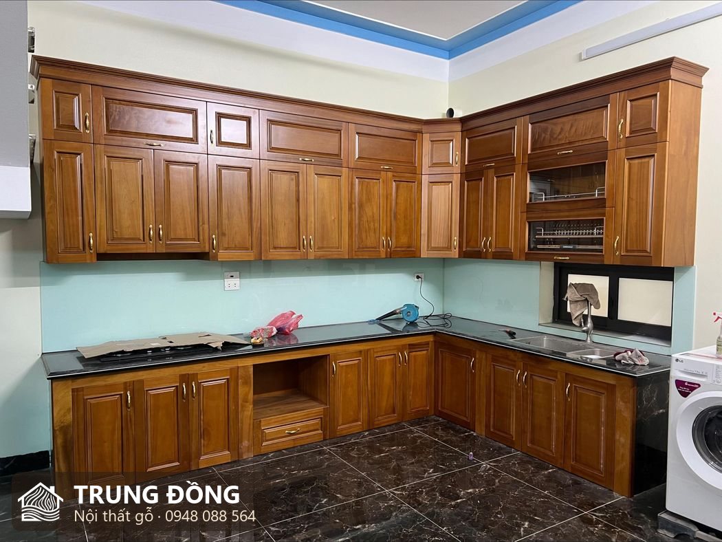 Tủ bếp gỗ